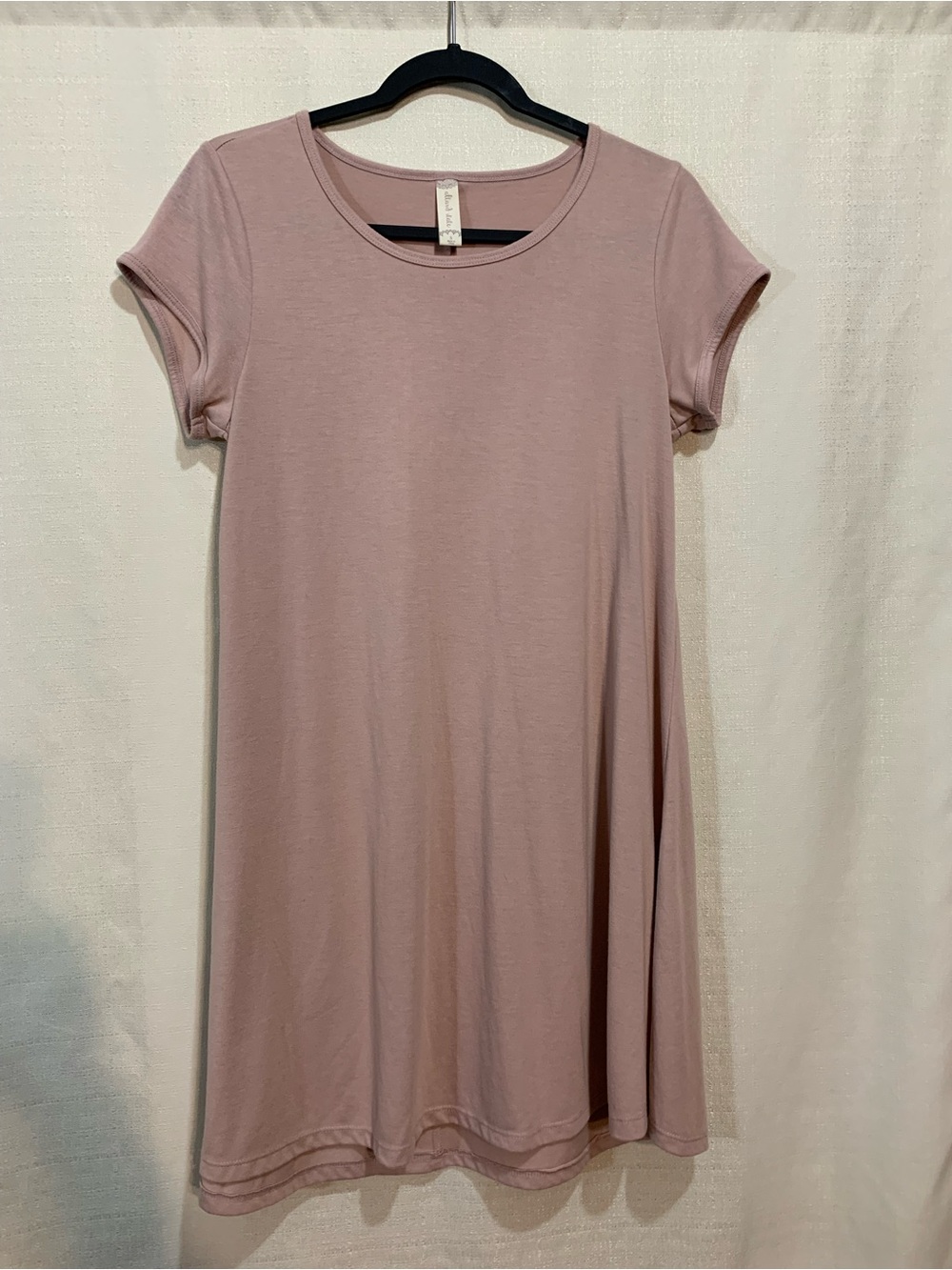 Altar'd State Dusty Rose Short Sleeve A-Line Mini Dress a2/46